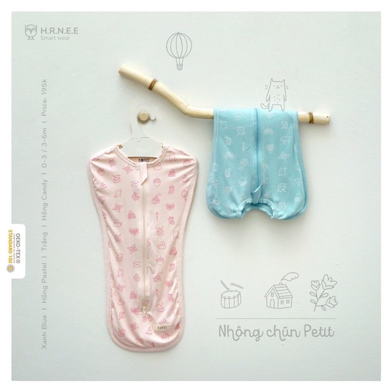 HRNEE - Nhộng chũn Petit cho bé từ sơ sinh, Suzy baby