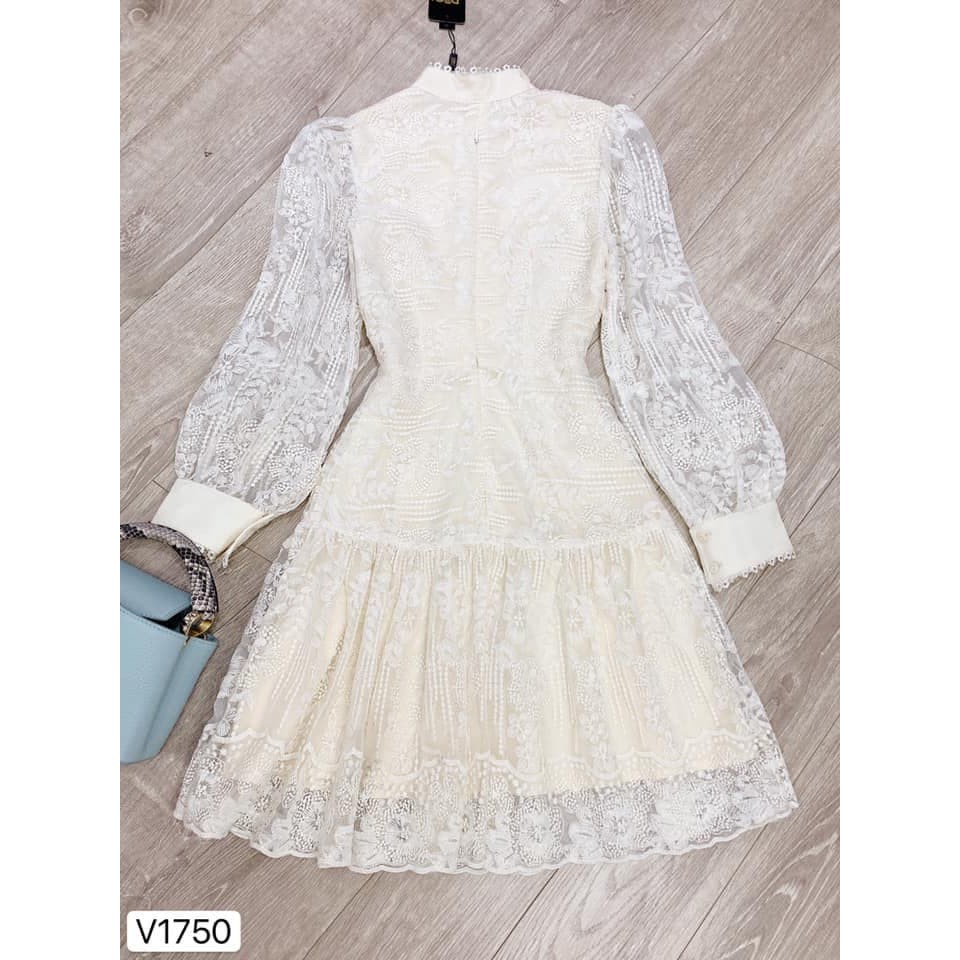 Đầm ren thiết kế tay bồng công chúa V1750_Adelashop.design[kèm ảnh thật] | BigBuy360 - bigbuy360.vn