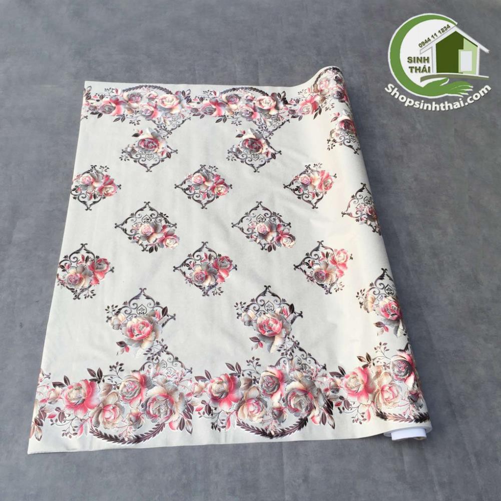 Khăn trải bàn 3D họa tiết nổi bằng nhựa không thấm nước - BÁN THEO TẤM - giao hoa văn ngẫu nhiên