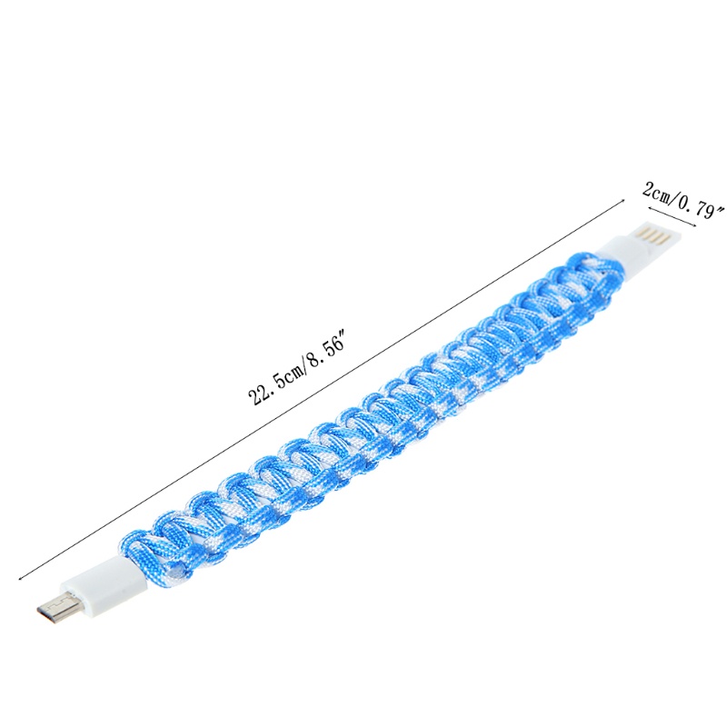 Dây Cáp Sạc Đồng Bộ Dữ Liệu Micro USB Dạng Vòng Đeo Tay Thông Dụng