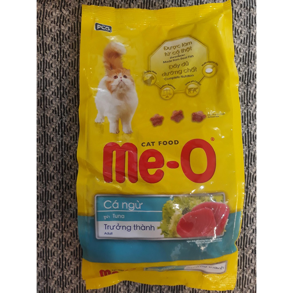 Thức ăn cho mèo trưởng thành vị cá ngừ/hải sản/cá thu MeO/Me-O/Me-0 Tuna/Sea food/Mackerel 350g