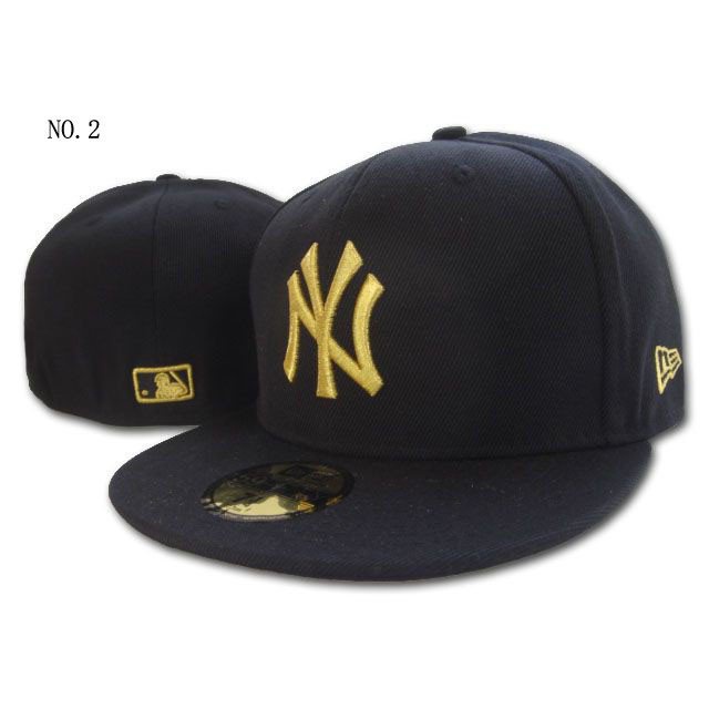 MLB NY baseball cap New York 59 Fifty snapback black for men women V83u