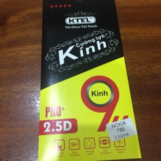 Kính cường lực lumia 730