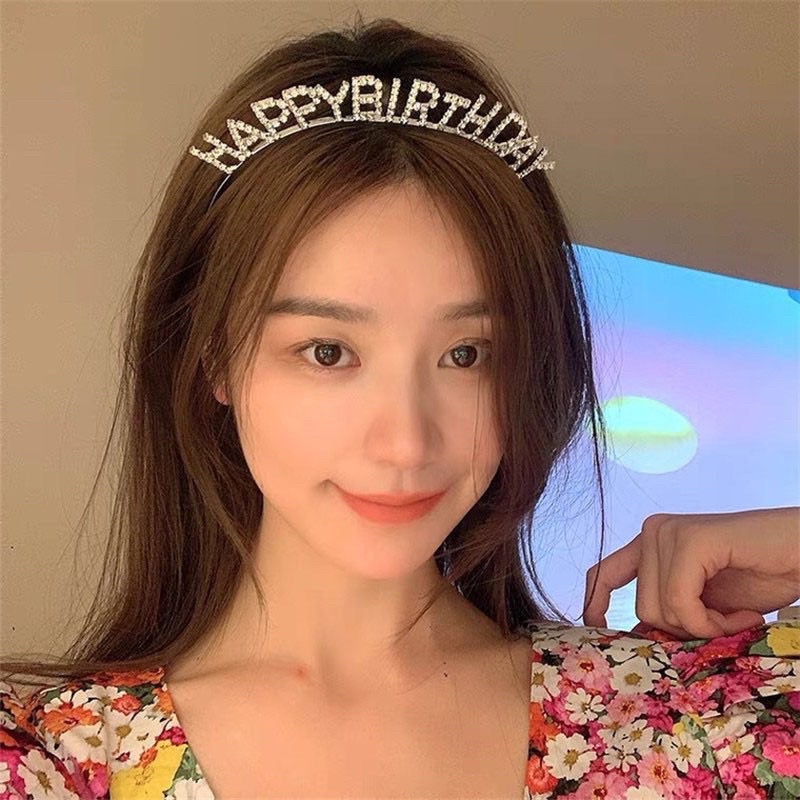 Băng đô cài tóc sinh nhật HAPPY BIRTHDAY xinh xinh