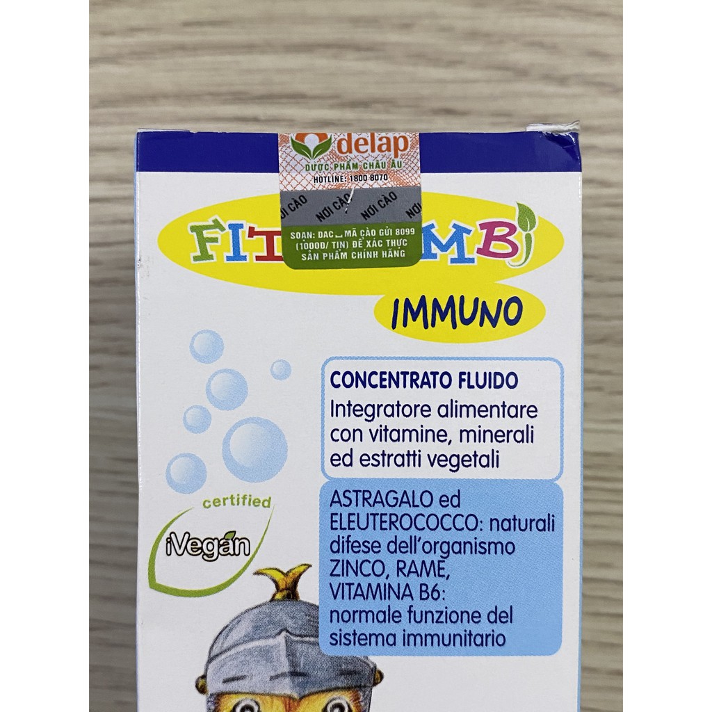 Fitobimbi Immuno - Tăng Cường Hệ Miễn Dịch ,Tăng Sức Đề Kháng, Hồi Phục Nhanh,Hết Ốm(Chai 200ml)