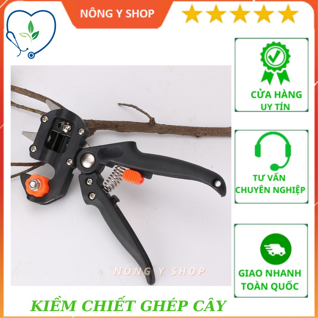 (Tặng 2 lưỡi cắt- trụ đỡ thay thế) Kéo chiết cắt ghép cành cây - Kiềm Cắt Ghép Chuyên Dụng - Đa năng