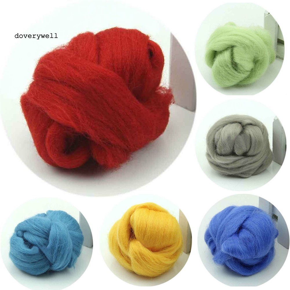 Cuộn len lông cừu 100g dùng đan thủ công