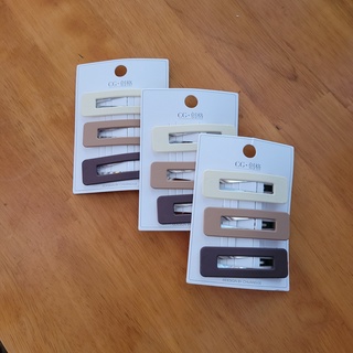 Set kẹp tóc tóc mái 3 màu