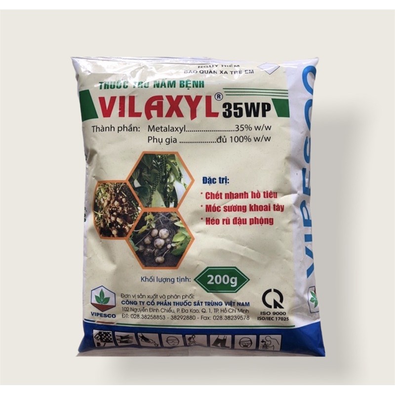 Thuốc Trừ Bệnh : Vilaxyl 35wp 200g .