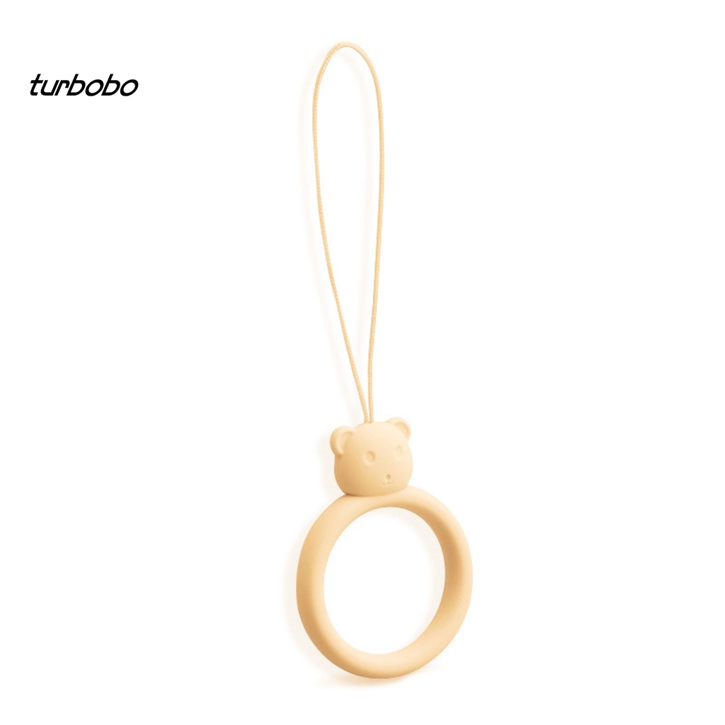 Bộ 2 Dây Móc Điện Thoại Hình Gấu Hoạt Hình Bằng Silicon