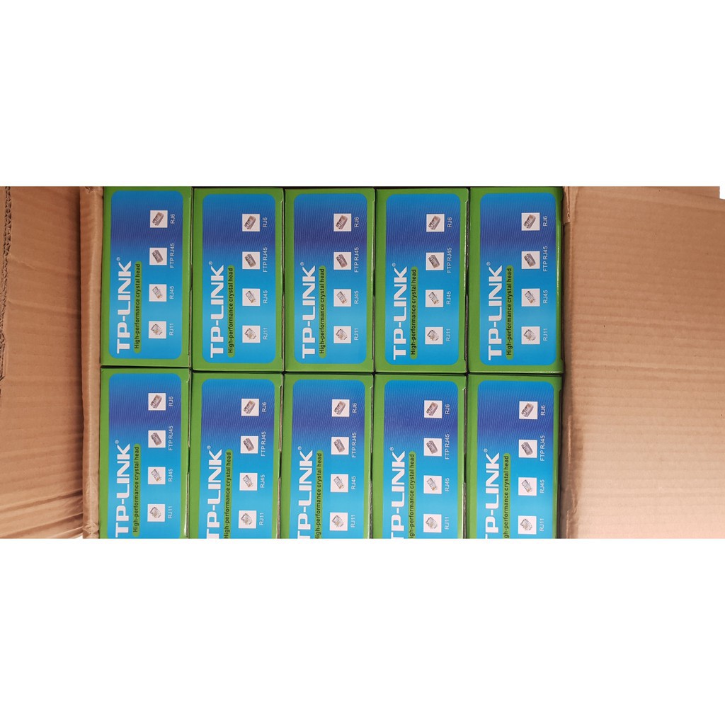 Hạt mạng Tp-link CAT6 hộp 100 hạt
