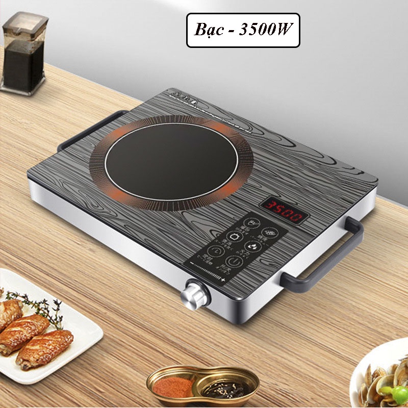 Bếp Hồng Ngoại Công Suất Lớn 3500W Mặt Kính Cường Lực Nấu Được Tất Cả Các Loại Nồi - BH 6 Tháng