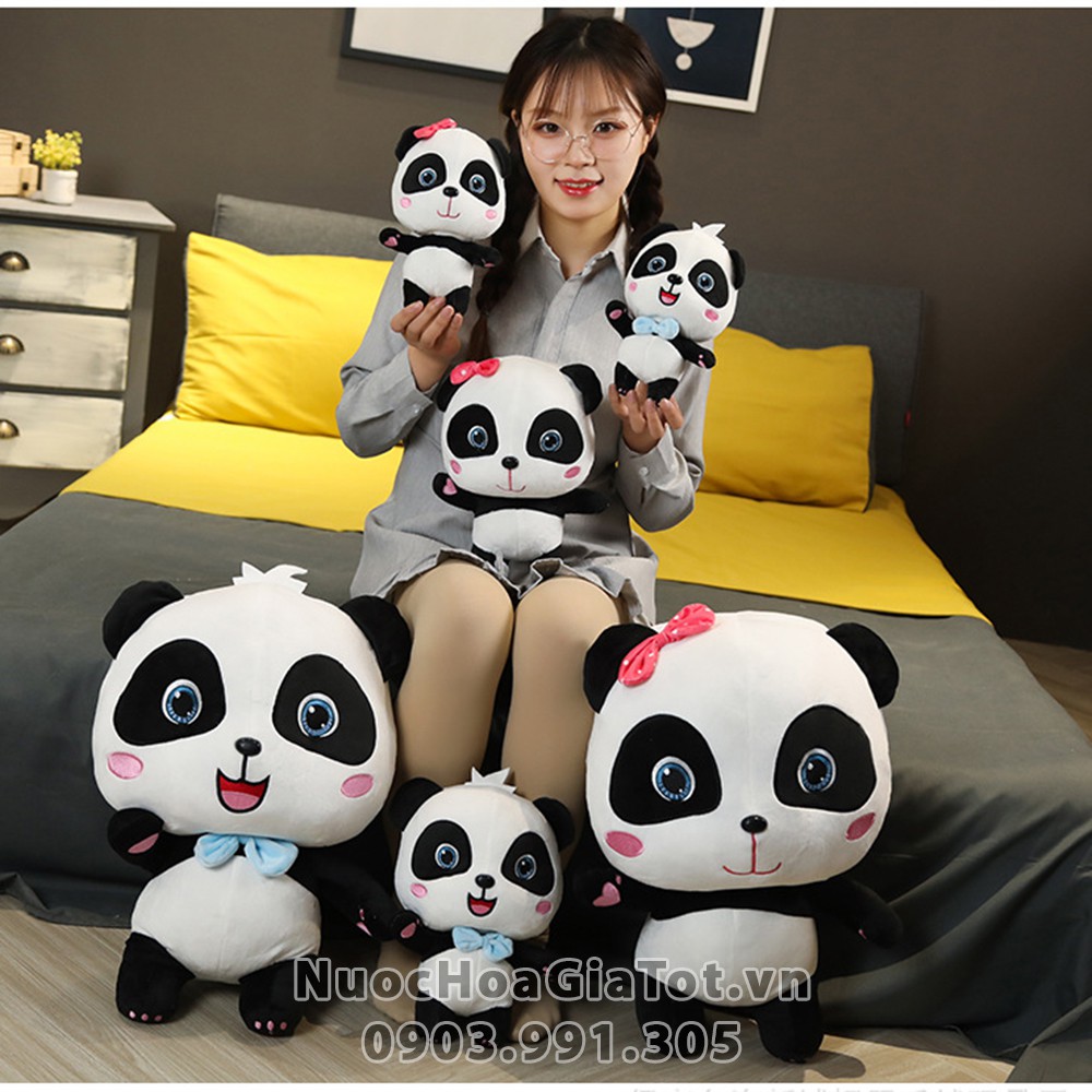 Gấu nhồi bông hoạt hình baby bus kiki miu miu quà tặng sinh nhật bé trai gái sưu tầm 2020