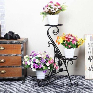 Kệ sắt để cây cảnh 3 tầng 3 chậu