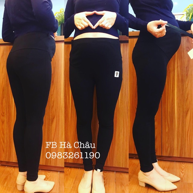 Leggings Bà Bầu cotton form nhỏ và nhỡ