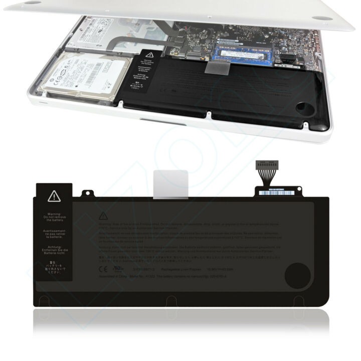 Pin MacBook Pro 13,3" A1322 A1278 2009 - 2012 Zin Battery A1322 for Apple MacBook Pro 13" Aluminum Unibody A1278