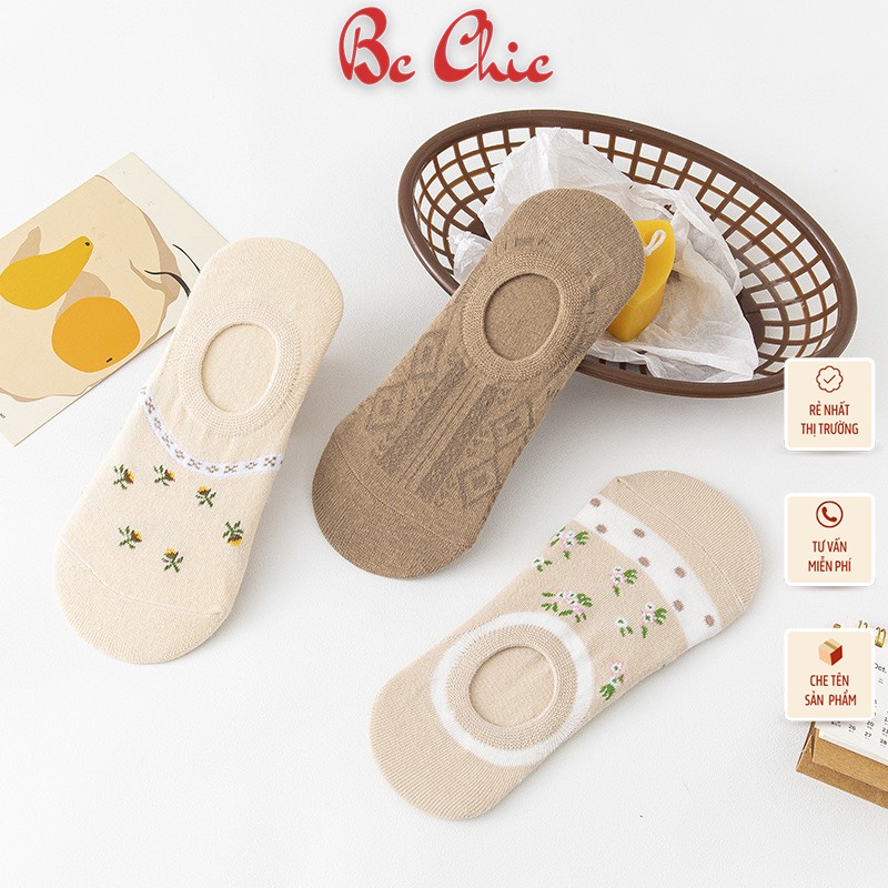 Tất hài nữ, tất hài hoạ tiết dễ thương phong cách Hàn Quốc T776 BC_CHIC LINGERIE