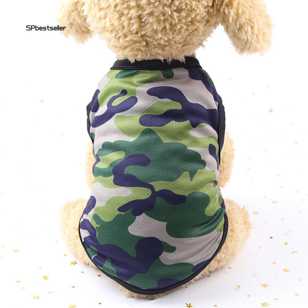 Áo sát nách họa tiết rằn ri dành cho thú cưng