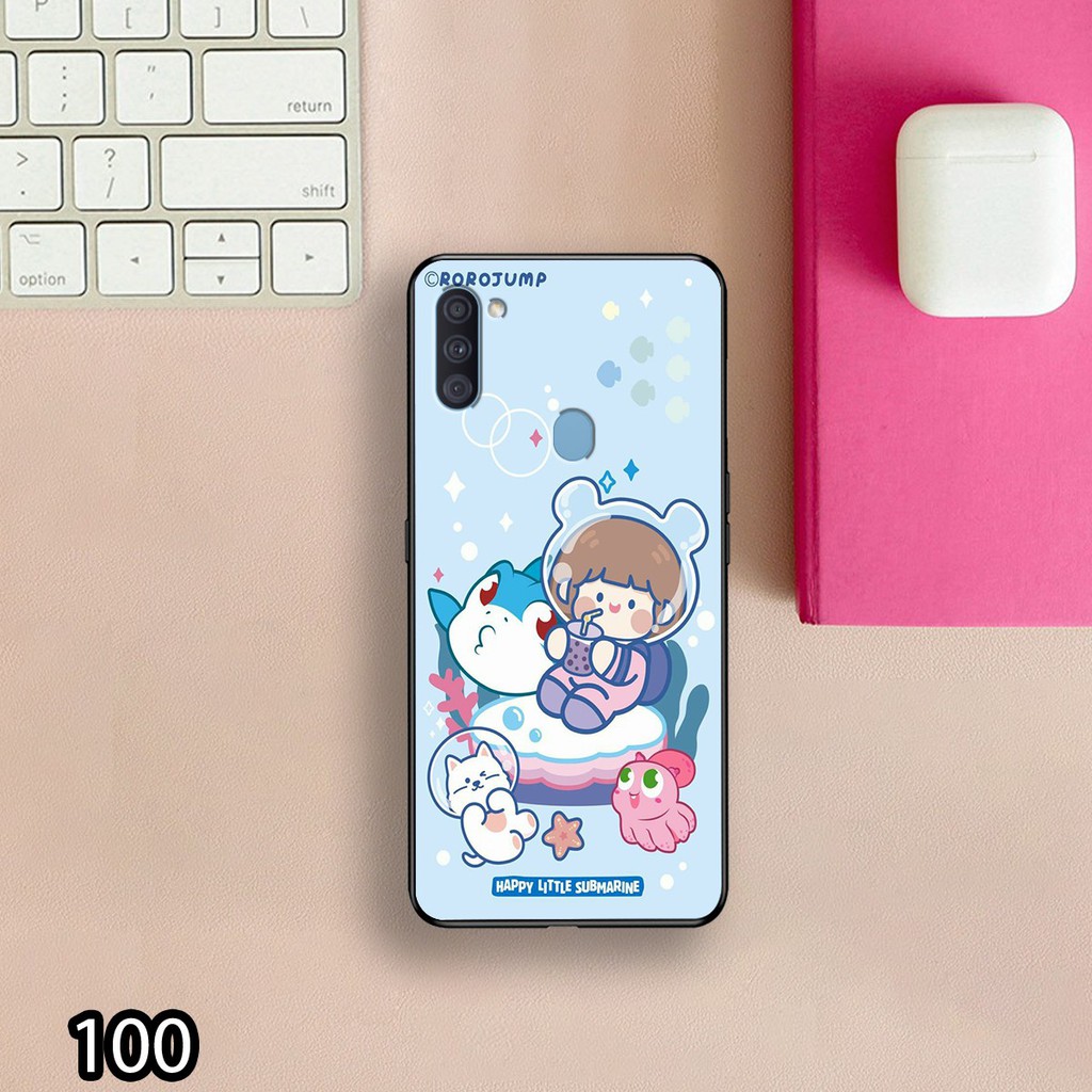 [SALE] Ốp lưng samsung M02/ M10/ M11 in hình em bé trà sữa, siêu đẹp, độc, lạ_KINGSTORE.HN_Ốp SS