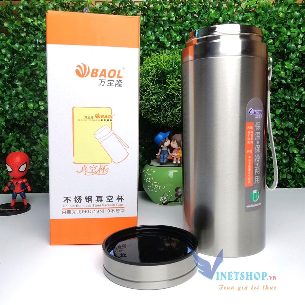 Bình Giữ Nhiệt XinLang 1200, 1500ml Có Dây Đeo, Giữ Nhiệt 8 Tiếng Màu Bạc Siêu Đẹp