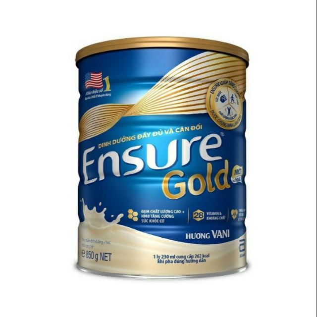 Sữa bột Ensure Gold 850g