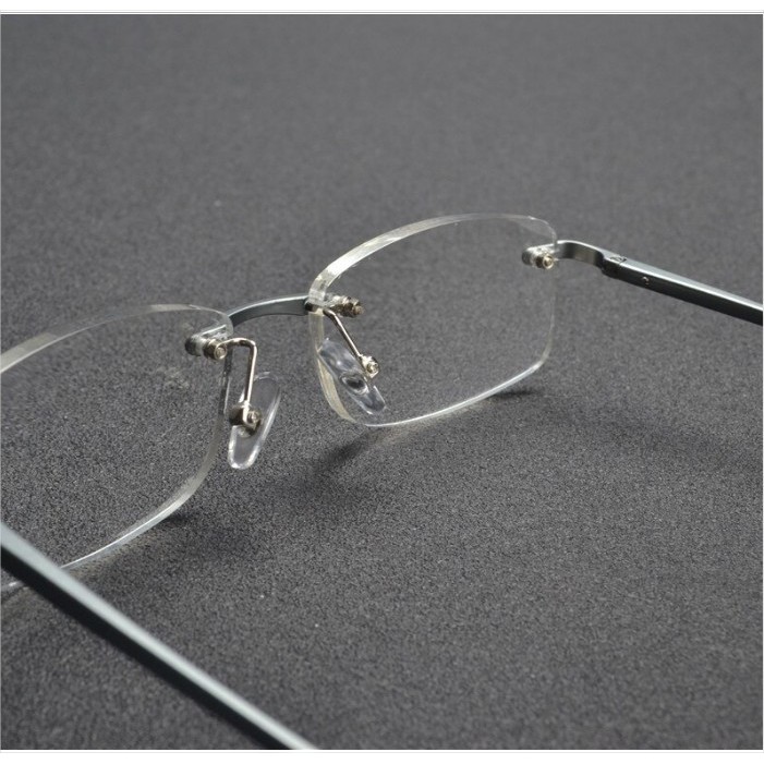 Kính lão thị Nhật bản trung niên kính viễn thị nam nữ cao cấp gọng khoan không vành siêu nhẹ KVN991UNIQUI