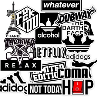 STICK12 - COMBO 50 STICKERS LOCAL BRAND DÁN ĐT CỰC ĐẸP