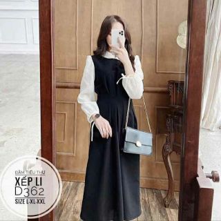 Bigsize  ĐẦM TIỂU THƯ XẾP LI D362