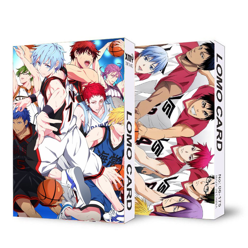 ( không kèm hộp ) Ảnh lomo IN HÌNH Kuroko No Basket anime chibi 30 tấm