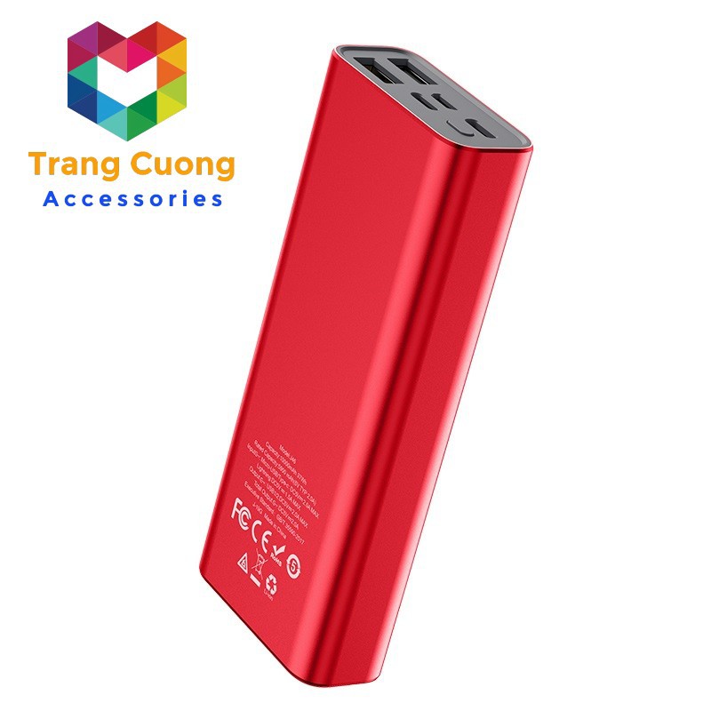 [CHÍNH HÃNG]+ Sạc Dự Phòng Hoco J46 - 10.000mAh Siêu Nhỏ Gọn - Chính Hãng BH 12 Tháng