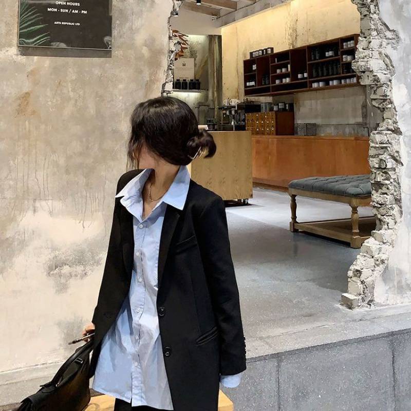 [Mã 88FASHIONSALE giảm 15K đơn 150K] Áo khoác nữ vest blazer hàng Quảng Châu 2 lớp dày đẹp | BigBuy360 - bigbuy360.vn