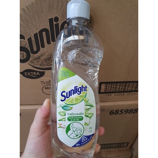 370g - Nước rửa chén Sunlight thiên nhiên tinh chất muối khoáng và lô hội AN TOÀN CHO BÉ