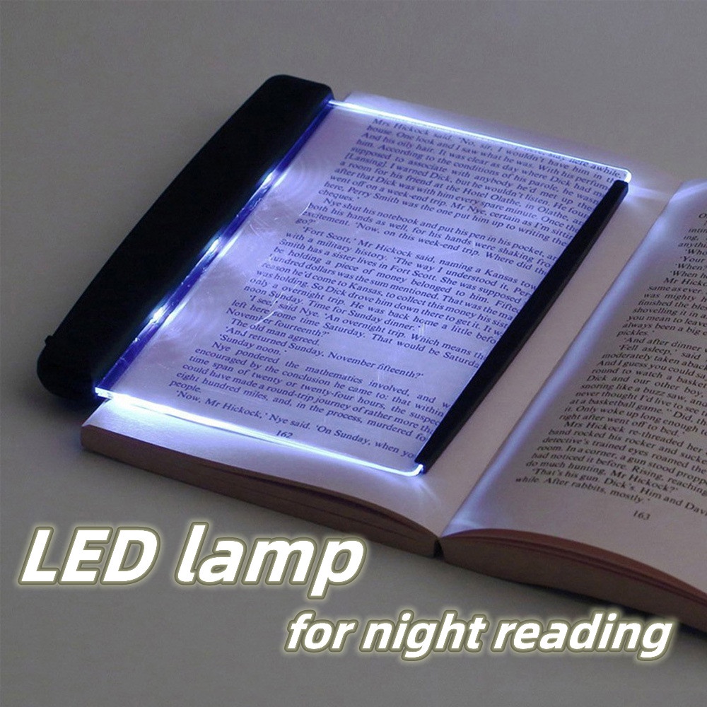 Đèn LED siêu mỏng đọc sách dùng pin tiện lợi