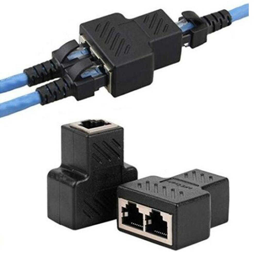 Set 2 Đầu Nối Chuyển Đổi Dây Cáp Internet Chuyên Nghiệp Có Thể Tháo Rời Và Tái Sử