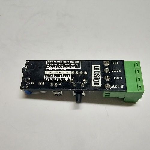 Mạch điều khiển led nháy theo nhạc full v2