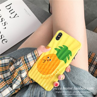 [ IPHONE] Ốp Lưng Vali Dẻo 3D Hình Qủa Dứa
