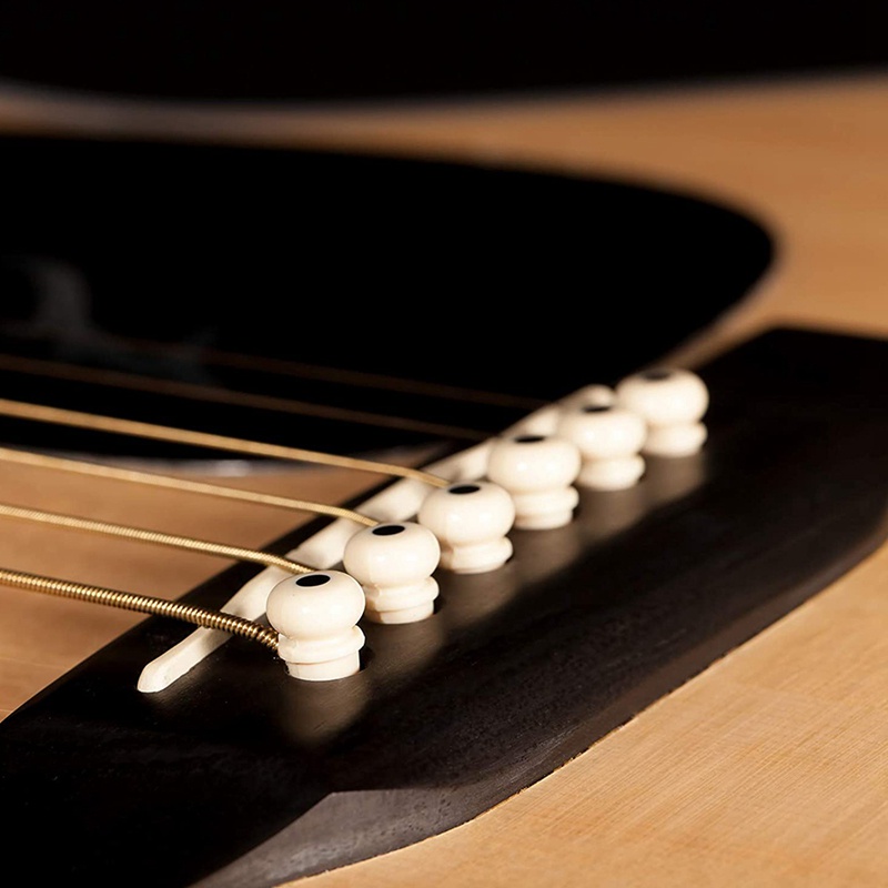 Bộ 36 Chốt Ngựa Đàn guitar Màu Trắng Và Đen Kèm 1 Dụng Cụ Tháo Gỡ