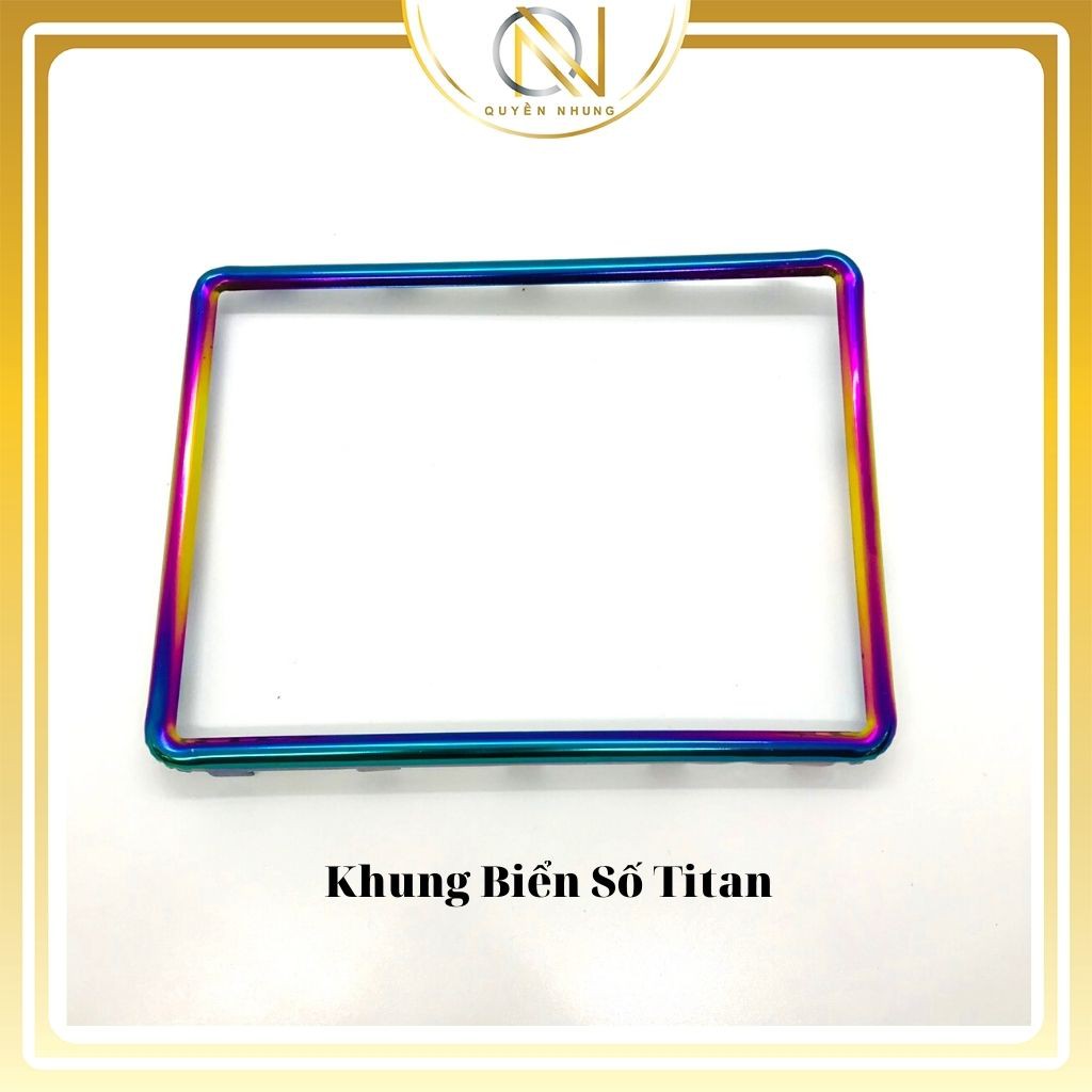 Khung Biển Số 7 Màu Titan Cực Đẹp - QN SHOP