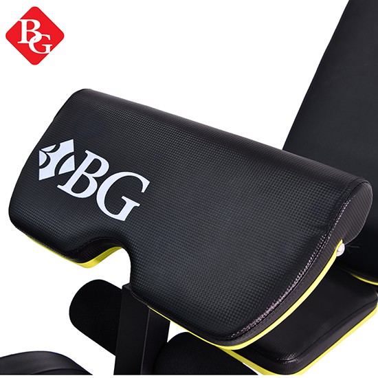 BG Ghế tập bụng đa năng SU-200 Abdominal Training Wokout Bench,Sit Up Incline Curved Bench gym home