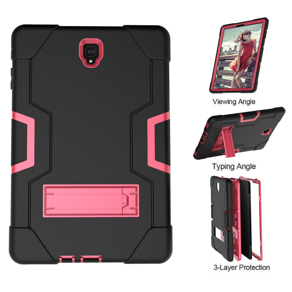 Samsung Galaxy Tab S4 10.5'' 2018 SM-T830 T835 T837 multiple protection heavy armor case with bracket hit color tablet cover