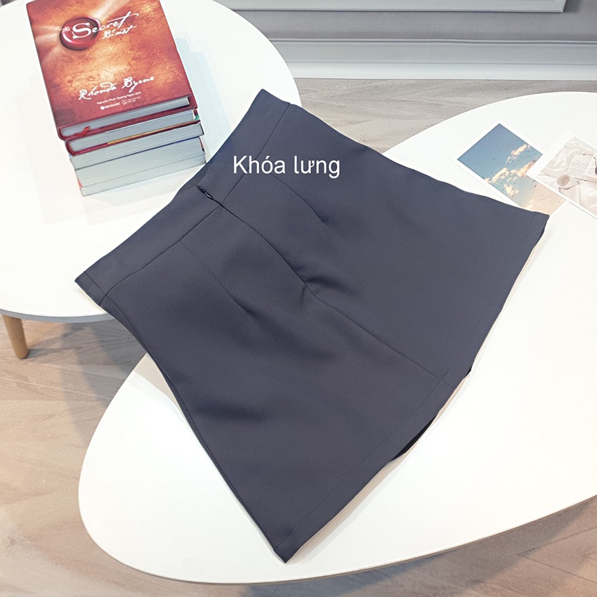Chân váy xếp ly dáng váy công sở 3 ly thanh lịch  - hàng đẹp may kỹ FCV02