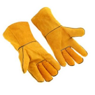 Găng tay da bò hàn chống tia lửa,cháy,tiếp xúc nhiệt,sức nóng, bức xạ nhiệt, giữ ấm đôi tay - găng tay cơ khí