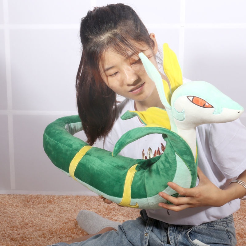 Pokemon monarch snake plush doll Pokemon doll pet elf toy anime peripheral ornaments DNJQ