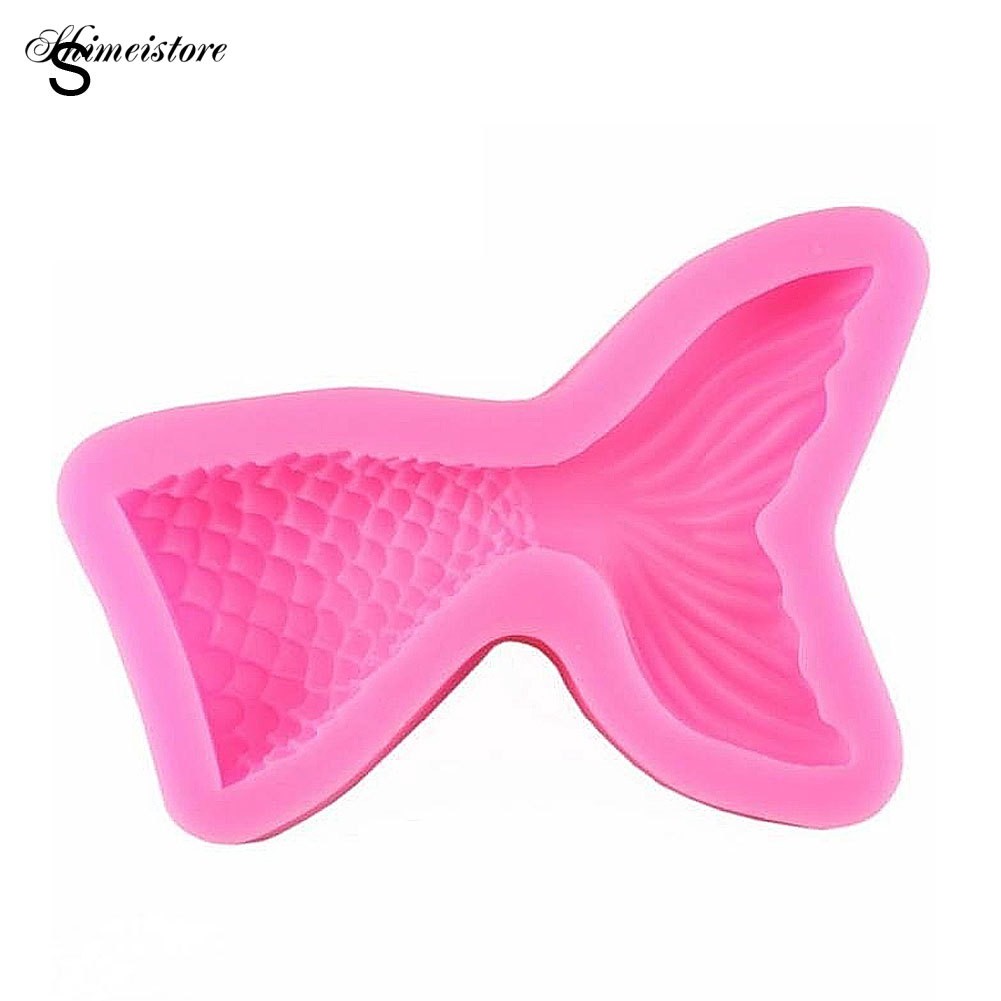 Khuôn Silicone Tạo Hình Đuôi Nàng Tiên Cá Trang Trí Bánh Kem / Làm Bánh Cupcake BG4