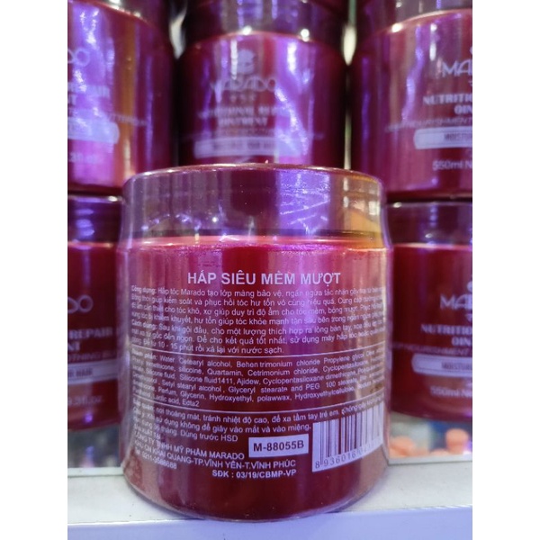Hấp Ủ Tóc siêu mềm mượt MARADO chính hãng 550ml