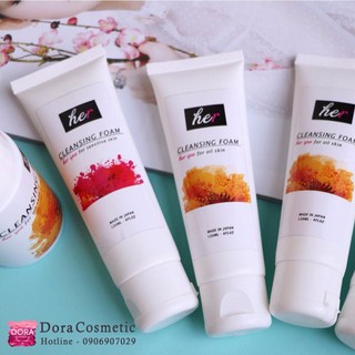 SỮA RỬA MẶT GIẢM MỤN, SẠCH MỤN ĐẦU ĐEN, SE KHÍT LỖ CHÂN LÔNG HER