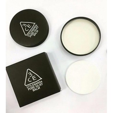 (AUTH) Sáp Lót Trang Điểm, Che Khuyết Điểm, Kiềm Dầu 3CE Pore Silky Balm