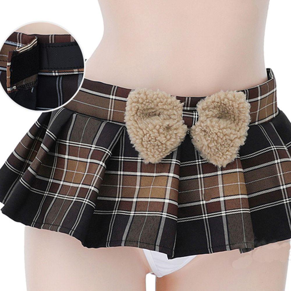 Bộ Trang Phục cosplay Nhân Vật hubert Vớ Và Băng Đô Tai Gấu Bằng Lông Cừu Dành Cho Nữ