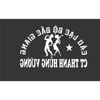 Combo decal chữ ngược - clb bắc giang