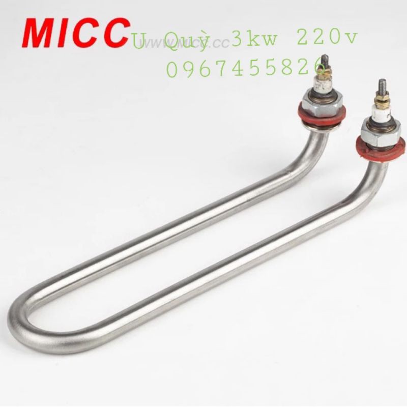 Thanh điện trở, U quỳ cụp ,thanh gia nhiệt,Còng nhiệt nồi nấu phở 3kw 220v